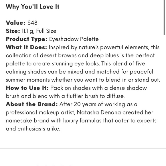 COPY - NATASHA DENONA
Fez Eyeshadow Palette *comes with free gift* - Picture 2 of 3